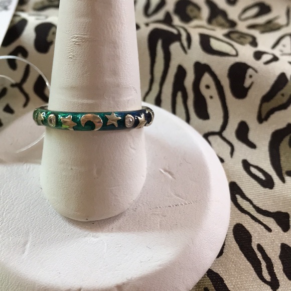 Hidalgo Jewelry - AUTH Hidalgo 18 Karat White Gold Moon & Stars Ring
